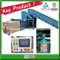 Hydraulic horizontal used cardboard baler machine